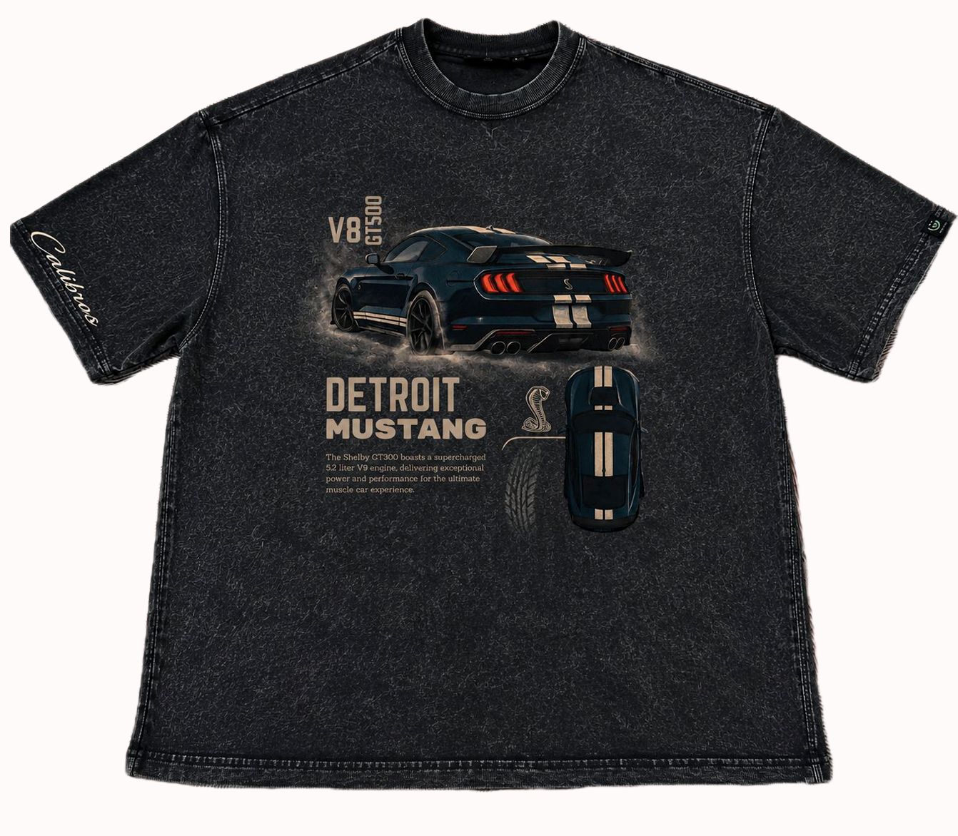 Detroit Mustang GT500 Oversized T-Shirt